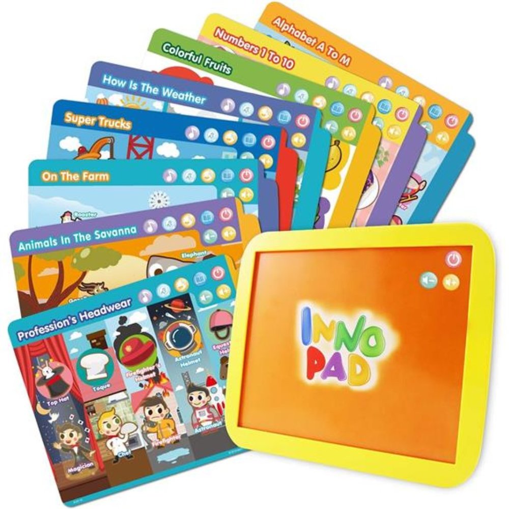 INNO PAD Smart Fun Lessons - Educational Tablet Toy to Learn Alphabet, Numbers